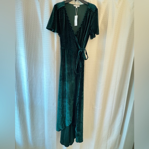 Baltic Born Dresses & Skirts - Emerald Green Wrap Dress